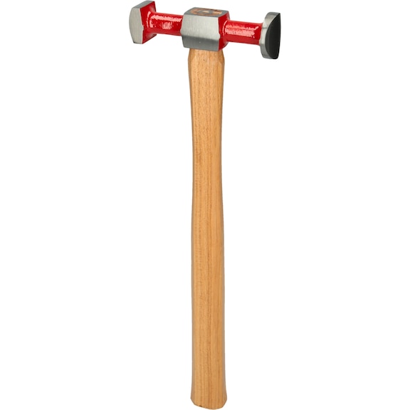 Bodywork hammer, round/square, 325 mm - Hammer, dent removal tool (parts)