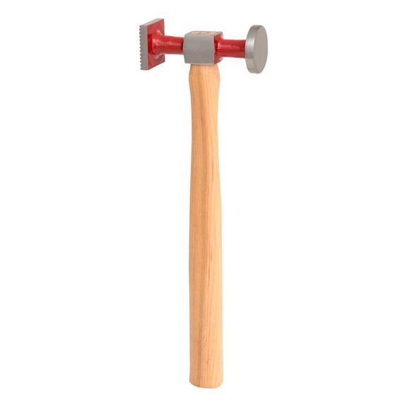 KS TOOLS Bodywork corrugated hammer, fine, round/square, 325 mm - Hammer, dent removal tool (parts)
