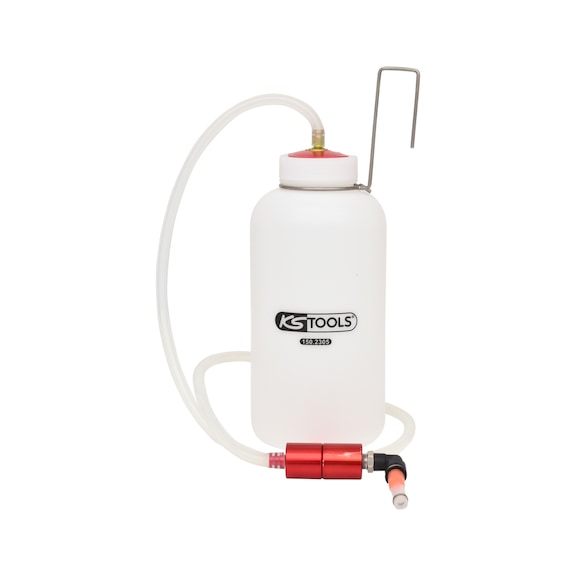 One-man brake bleeder with collection bottle - Brake system (automotive, other)