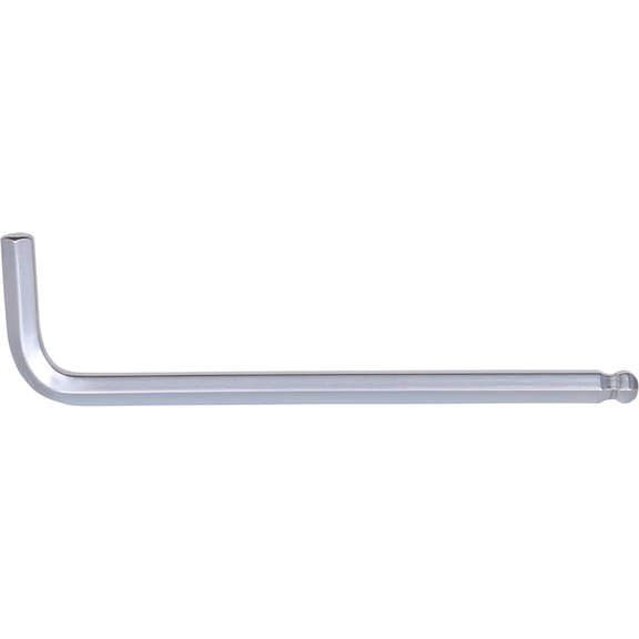 KS TOOLS Kugelkopf-Innensechskant-Winkelstiftschl&uuml;ssel, lang, 8mm auf H&auml;nger - Kugelkopf-Innensechskant-Winkelstiftschl&uuml;ssel lang