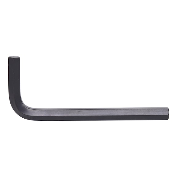 Hexagon socket angle pin wrench, phosphated, short, 8 mm - Hexagon socket angle pin wrench, phosphated, short