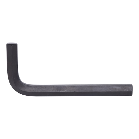 Hexagon socket angle pin wrench, phosphated, short, 12 mm - Hexagon socket angle pin wrench, phosphated, short
