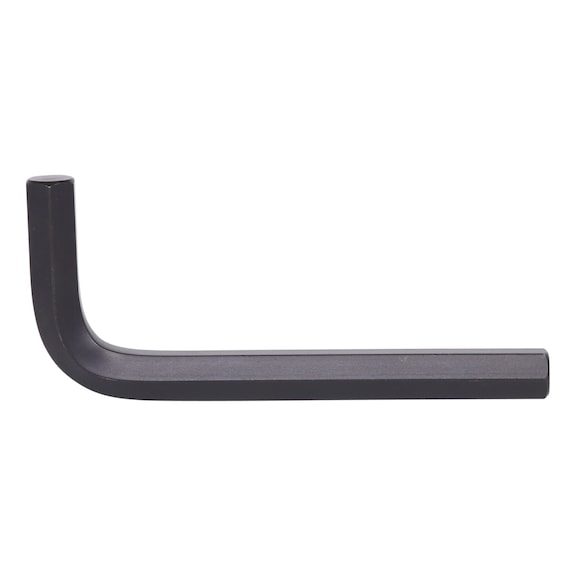 Hexagon socket angle pin wrench, phosphated, short, 14 mm - Hexagon socket angle pin wrench, phosphated, short