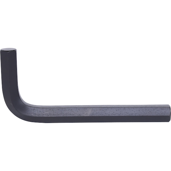 Hexagon socket angle pin wrench, phosphated, short, 17 mm - Hexagon socket angle pin wrench, phosphated, short