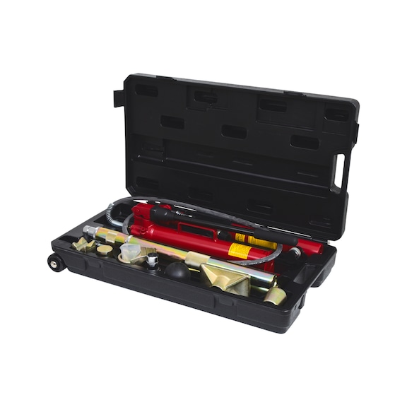 Hydraulic automotive straightening tool set 10 t, 17 pieces - Bodywork component (motor vehicle, other)