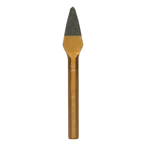KS TOOLS Cross chisel, octagonal, 4x125 mm - Cross chisel
