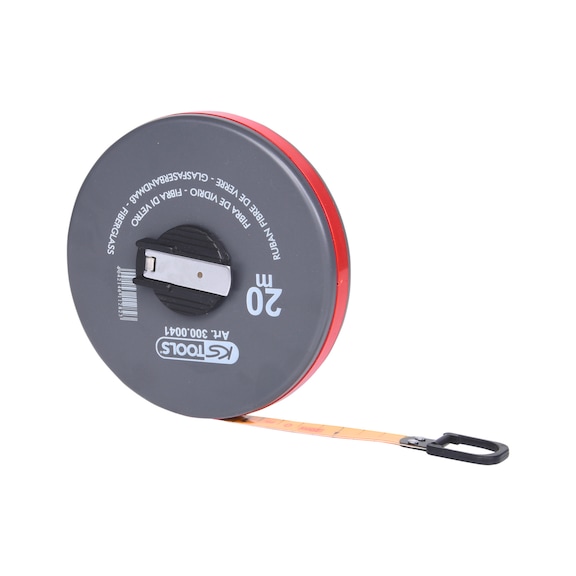 Capsule tape measure with plastic tape, 20 m - Tape measure