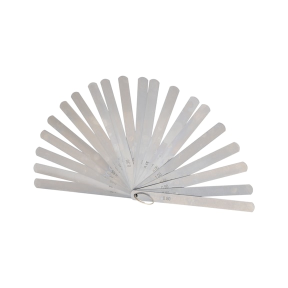 Piston feeler gauge, 20 leaves, 0.05-1 mm - Special gauge
