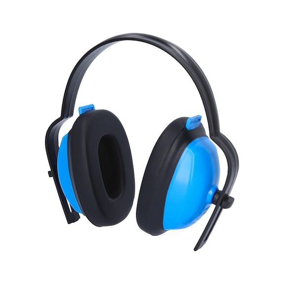 Ear defenders with headband, blue - Ear defenders