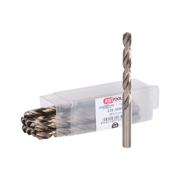 HSS-G Co 5 twist drill, 8.5 mm, pack of 10 - HSS-G Co 5 twist drill