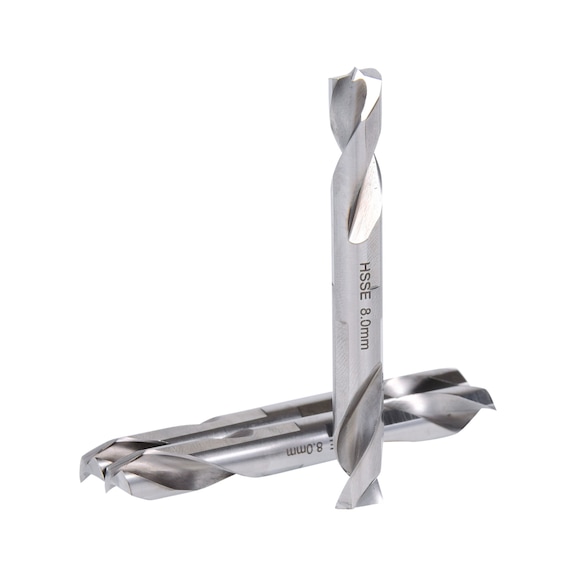 HSSE double spot welding drill bit set, 3-piece - Spot welding drill bit