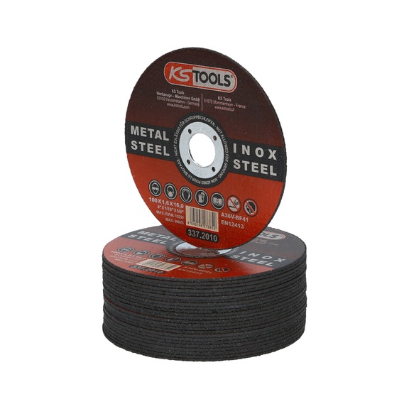 High-performance thin cutting disc, D: 100 mm, 1.6 mm, 25 pieces - Thin cutting disc