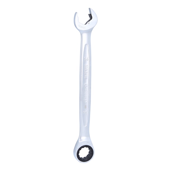 DUO GEARplus combination wrench, open-end ratchet function 14 mm - DUO GEARplus combination spanner