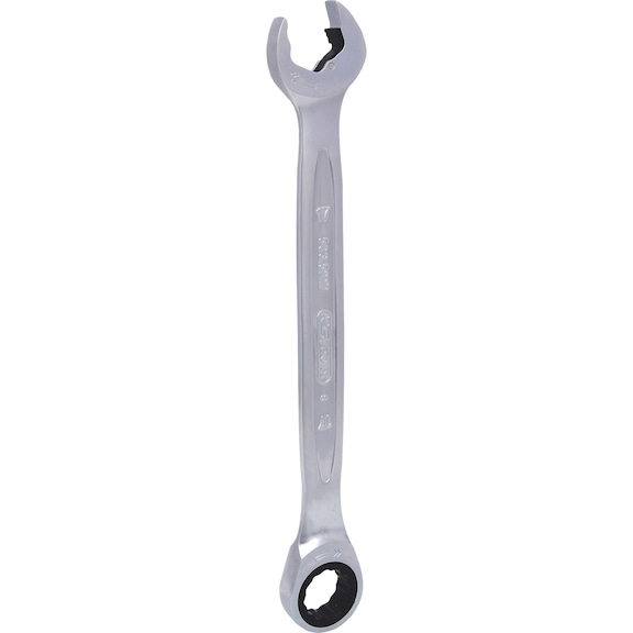 DUO GEARplus combination wrench, open-end ratchet function 17 mm - DUO GEARplus combination spanner