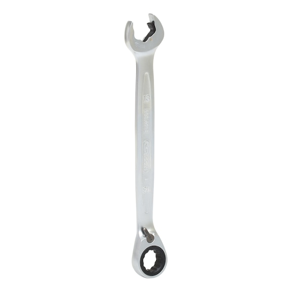 DUO GEARplus combination wrench, open-end ratchet function 13 mm, reversible - DUO GEARplus reversible ring spanner