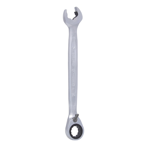 DUO GEARplus combination wrench, open-end ratchet function 14 mm, reversible - DUO GEARplus reversible ring spanner