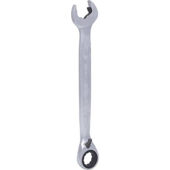 DUO GEARplus combination wrench, open-end ratchet function 17 mm, reversible - DUO GEARplus reversible ring spanner