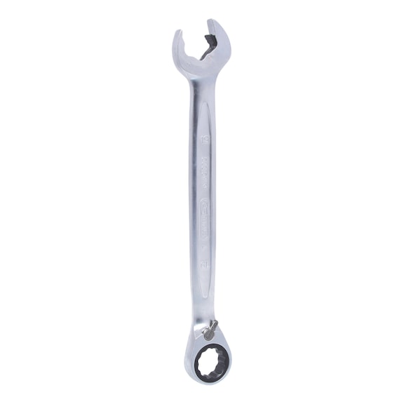 DUO GEARplus combination wrench, open-end ratchet function 19 mm, reversible - DUO GEARplus reversible ring spanner