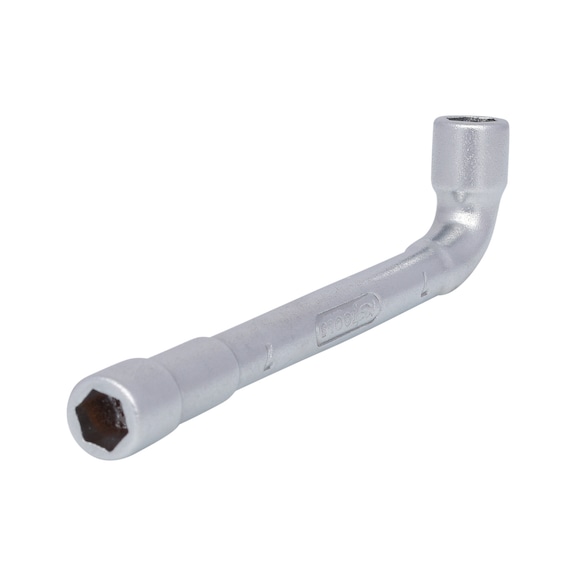 ULTIMATEplus double socket wrench with hole, 7 mm on hanger - ULTIMATEplus double socket wrench