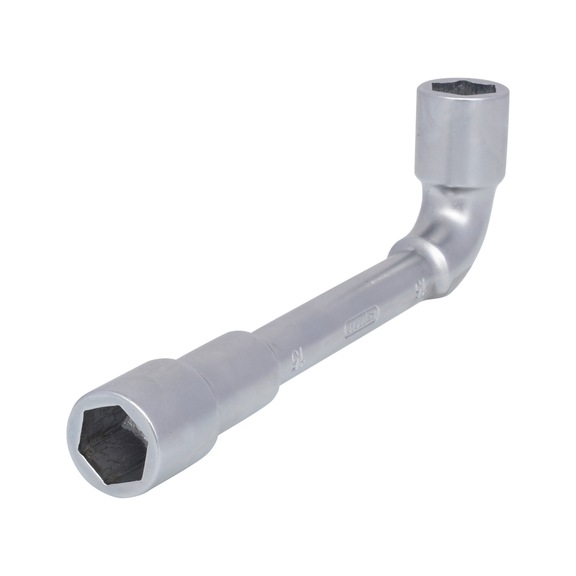 ULTIMATEplus double socket wrench with hole, 15 mm - ULTIMATEplus double socket wrench