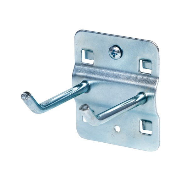 Double tool holder with angled hook end, D: 6 mm, 50 mm - Tool holder, workpiece holder (other)