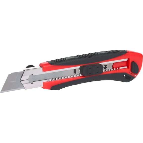 KS TOOLS Comfort snap-off blade knife, 200 mm, blade 25 x 125 mm - Snap-off blade knife