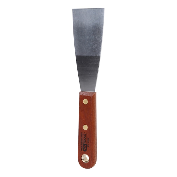 STAINLESS STEEL spatula, 50 mm, with wooden handle - Spatula (hand tool, other)