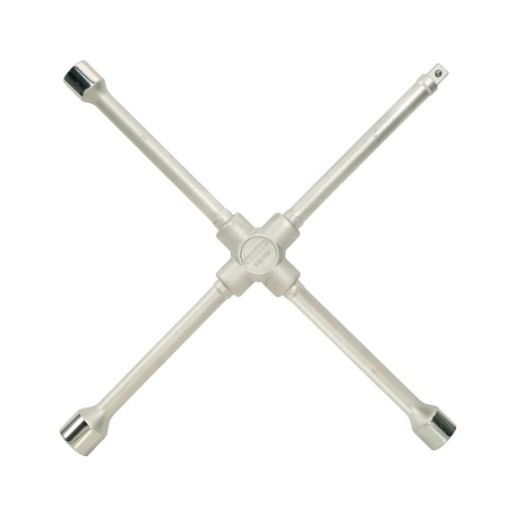 Cross wrench for cars, 1/2 inch x17x19x22 mm - Wheel nut wrench
