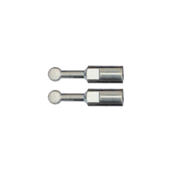 Ball head bearing adapter set, 2-piece, D: 12.5 mm - Pulling tool, extractor (individual parts)