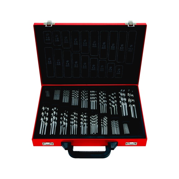 HSS-G Co 5 twist drill bit set, 170 pieces, 1–10 mm - HSS-G Co 5 twist drill