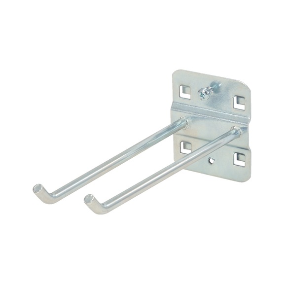 Double tool holder with angled hook end, D: 6 mm, 150 mm - Tool holder, workpiece holder (other)