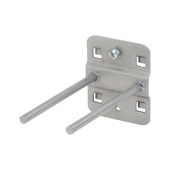 Double tool holder with straight mandrel D: 6 mm, 50 mm - Tool holder, workpiece holder (other)