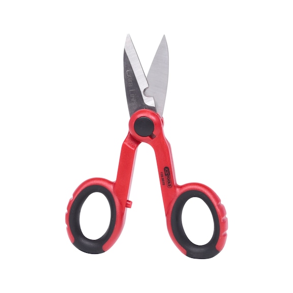 Universal workshop shears, 140 mm, red - Universal shears