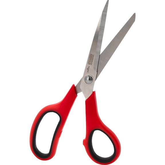 Universal workshop scissors, 220 mm on hanger - Universal shears