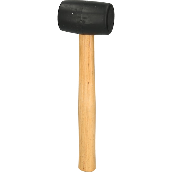 Rubber mallet, 300g on hanger - Rubber mallet