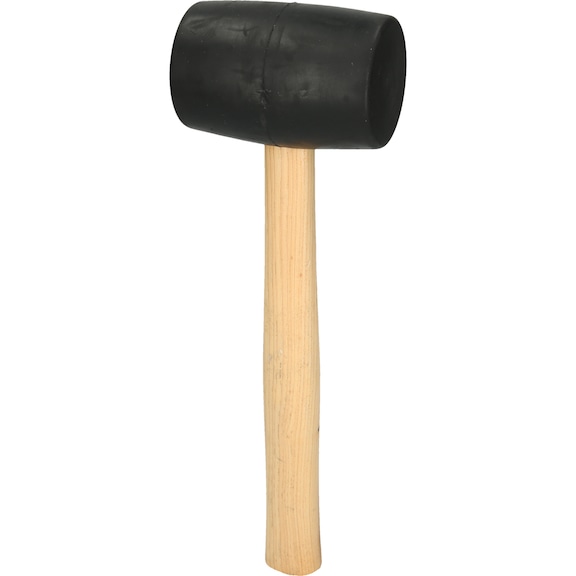 Rubber mallet, 500g on hanger - Rubber mallet