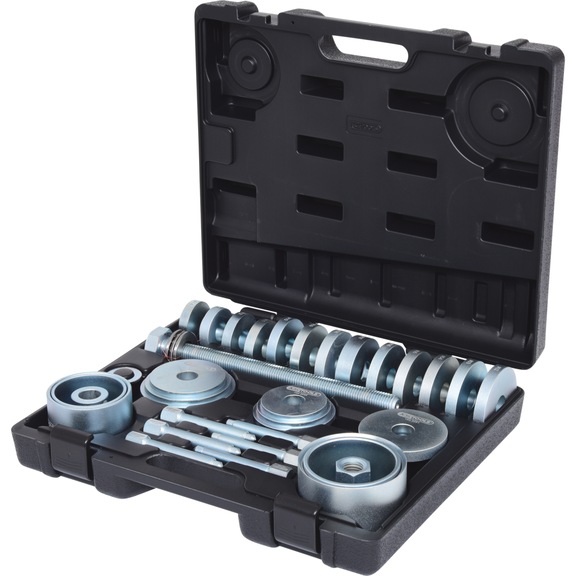 Universal car wheel bearing tool set, 31-piece - Hand tool assortment, hand tool set (other)