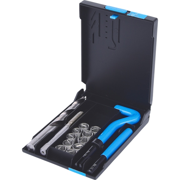 Stainless steel thread repair kit M12x1.5x16.5 mm, 14-piece - Thread tool