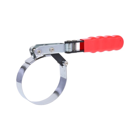 Oil filter band wrench, infinitely adjustable, D: 73-85 mm - Oil filter band wrench