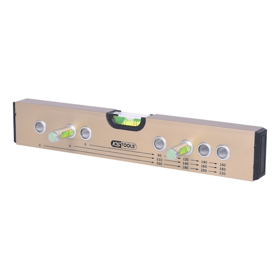 Standard distance spirit level / mounting connection gauge, 300 mm - Spirit level