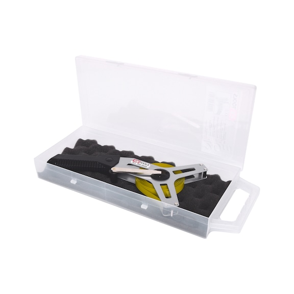 Frame tape measure with yellow steel tape, 20 m - Tape measure