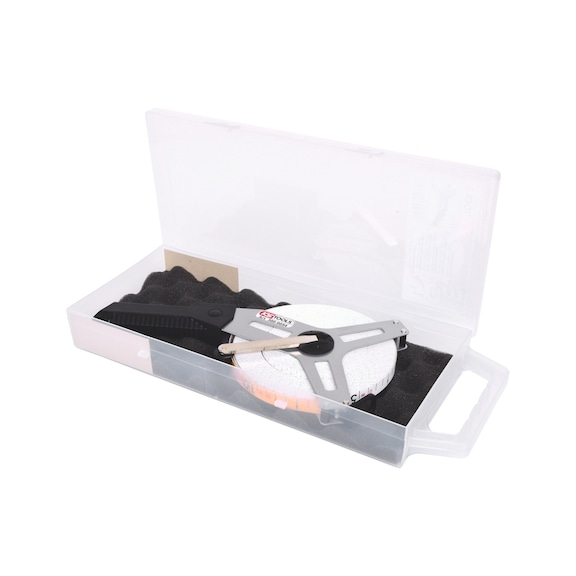 Frame tape measure with plastic tape, 50 m - Tape measure