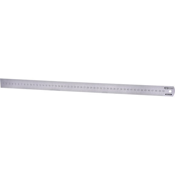 Semi-flexible steel ruler, 500 mm on hanger - Semi-flexible steel ruler