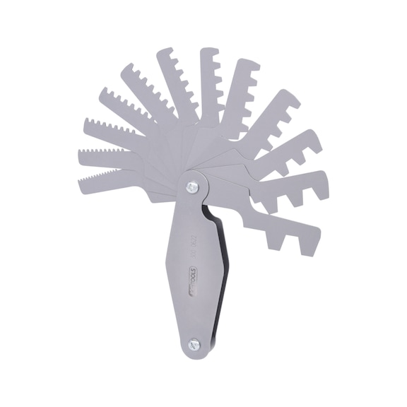 Trapezoidal thread gauge, for 30 degree threads, 2-12 mm - Special gauge