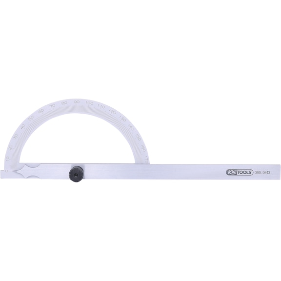 Angle gauge with open arc, 300 mm - Angle gauge