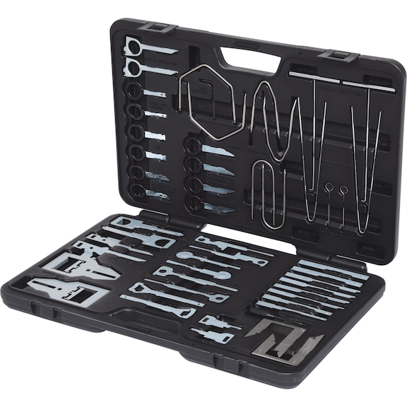 Radio/navigation system removal and installation kit, 52 pieces - Special automotive tools: Radio and navigation system