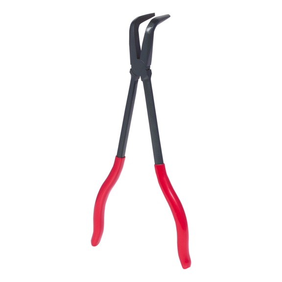 Flat round nose pliers, 90 degree bend, XL, 270 mm - Flat round pliers