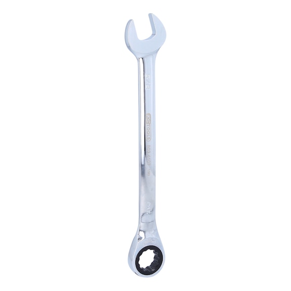GEARplus ratchet combination wrench, 5/8 inch on hanger - GEARplus ratchet ring spanner