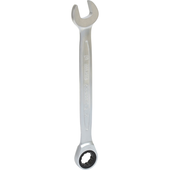 GEARplus ratchet combination wrench, 15 mm - GEARplus ratchet ring spanner