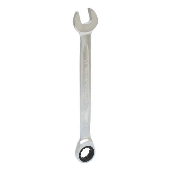 GEARplus ratchet combination wrench, 18 mm on hanger - GEARplus ratchet ring spanner